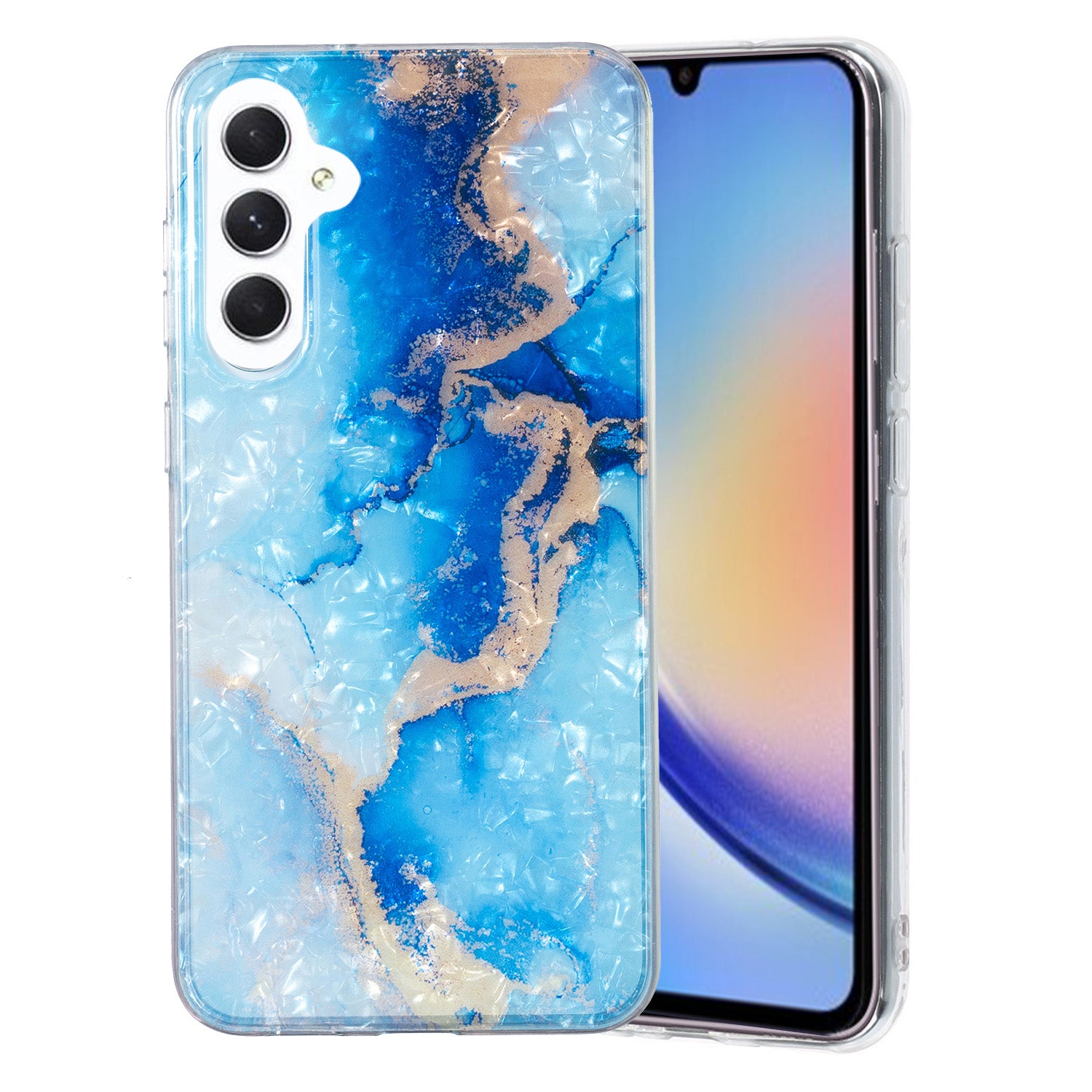 For Samsung Galaxy A34 5G IMD Marble Flower Phone Case Shell Pattern TPU Cover For Samsung Galaxy A34 5G IMD Marble Flower Phone Case Shell Pattern TPU Cover